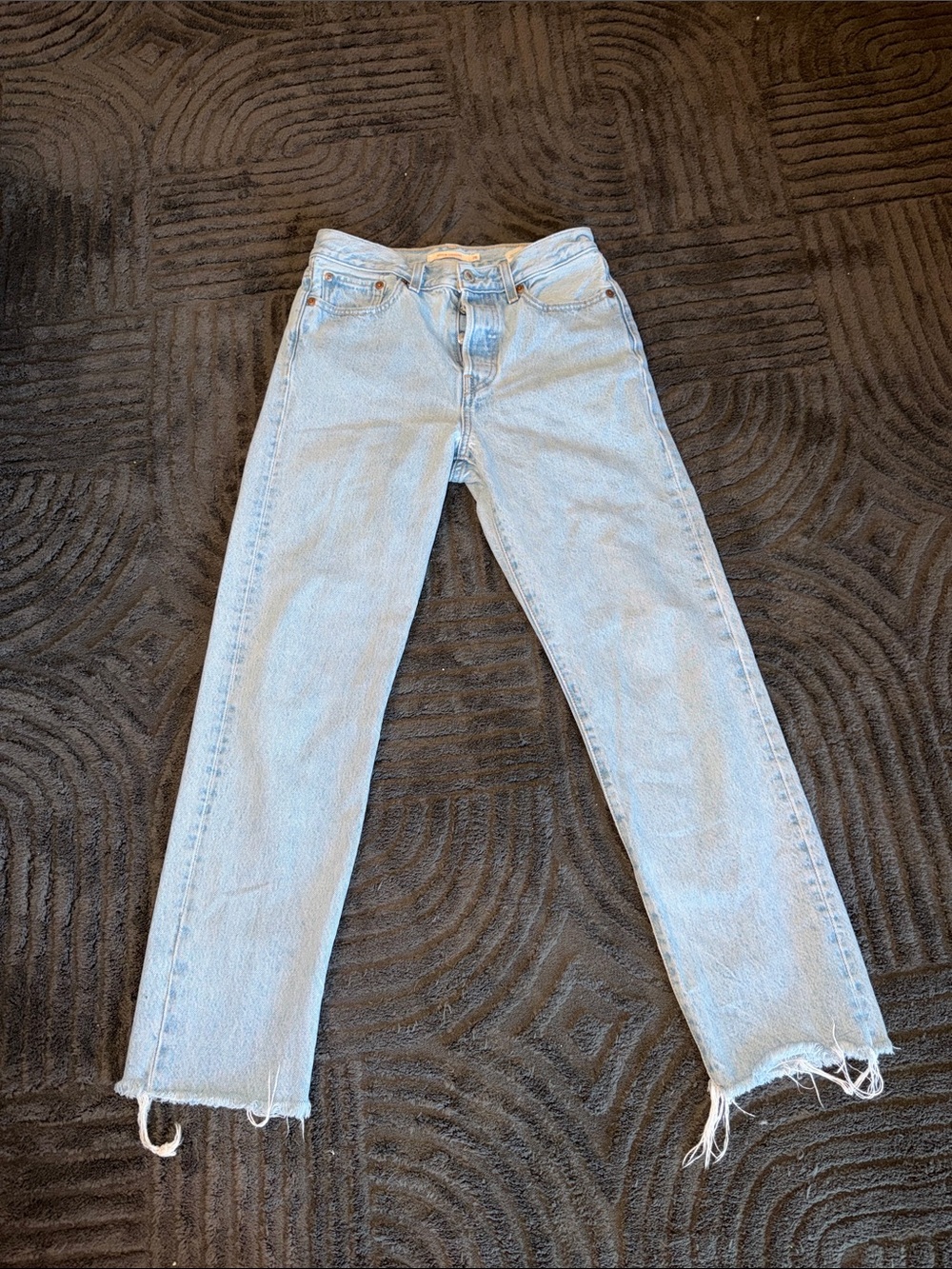 Levi's Light Wash Straight Leg Jeans